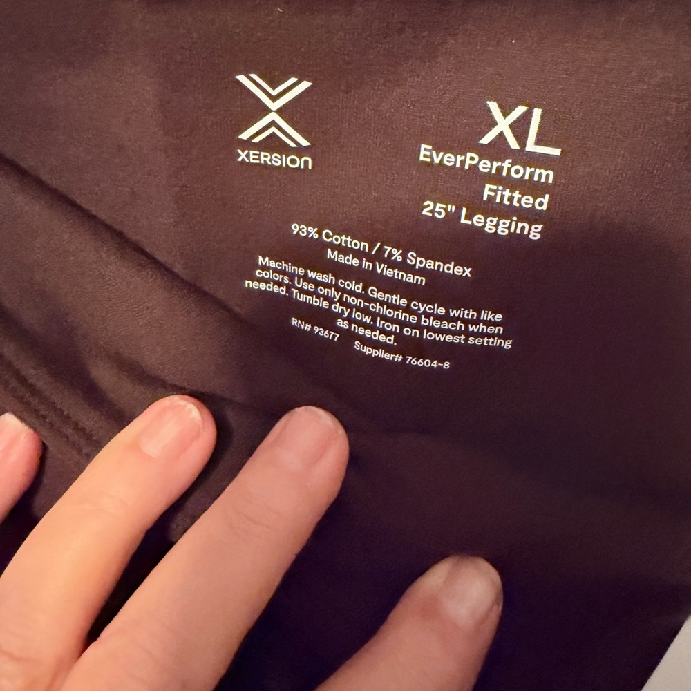 Xersion Dark Brown High-Rise Leggings - Picture 3 of 4